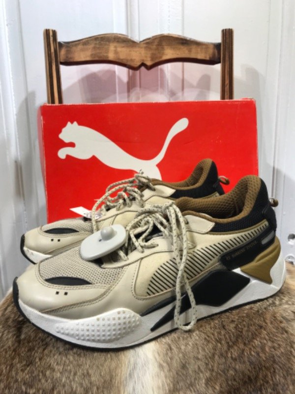 Producto - Zapatillas PUMA RSX negras y beige Talle 42- PRECIO: 79x