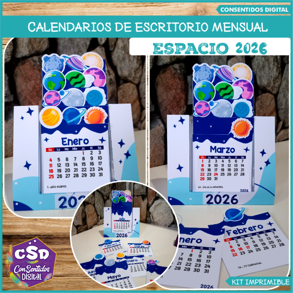 Producto - CALEND.2026 ESPACIO
