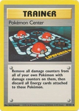 Producto - Pokemon Center 85/102 Base Set Unlimited