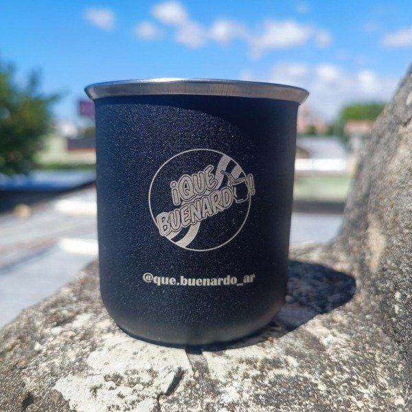 Producto - SET MATE DE ACERO + BOMBILLA PERSONALIZADOS