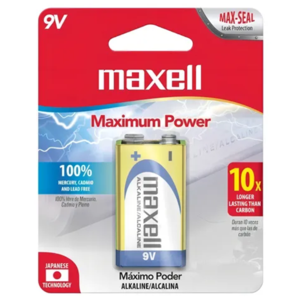 Producto - BATERIA MAXELL 9V