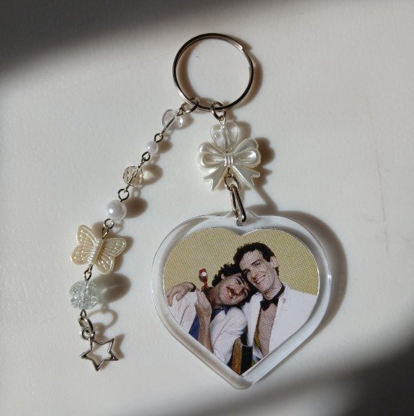 Producto - Llavero corazón del falco y charly