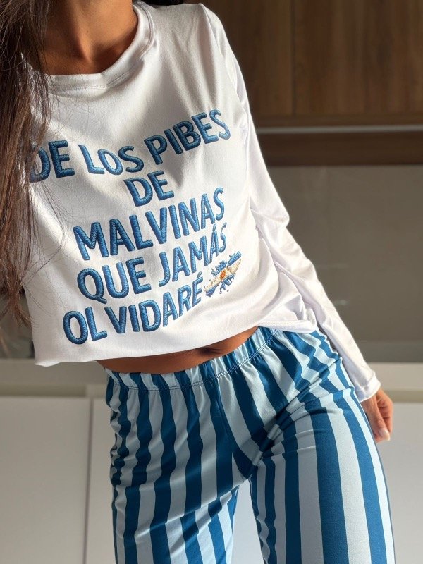 Producto - PIJAMA MALVINAS MUJER / PRE-SAVE