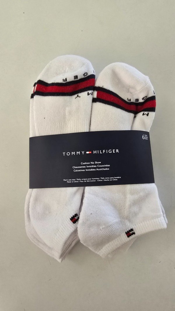 Producto - Pack de 6 medias Tommy Hilfiger blancas