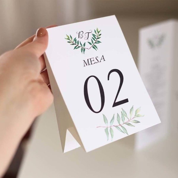 Producto - Numeros de mesa x 10 und