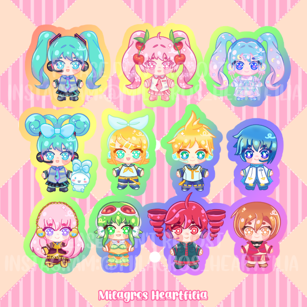 Producto - Sticker - Vocaloids