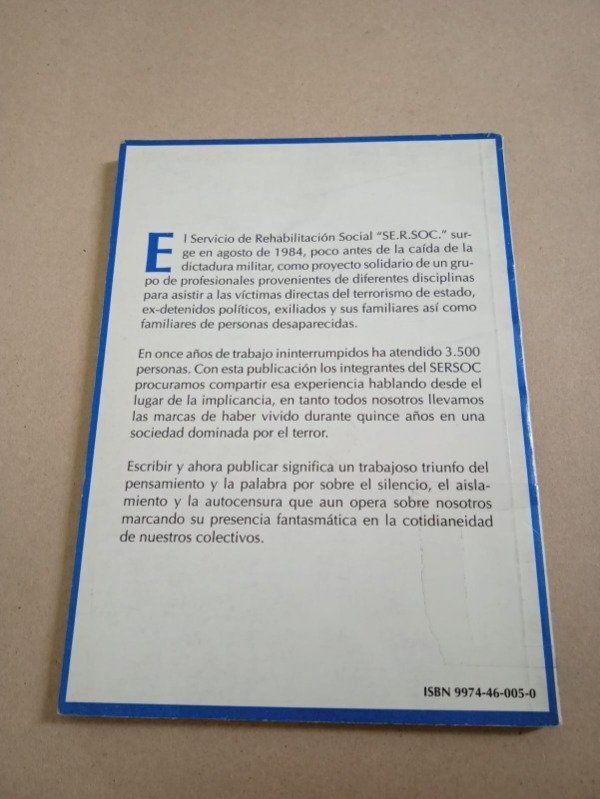 Producto - Represión y olvido - Autores varios - Roca viva 1995 - 1