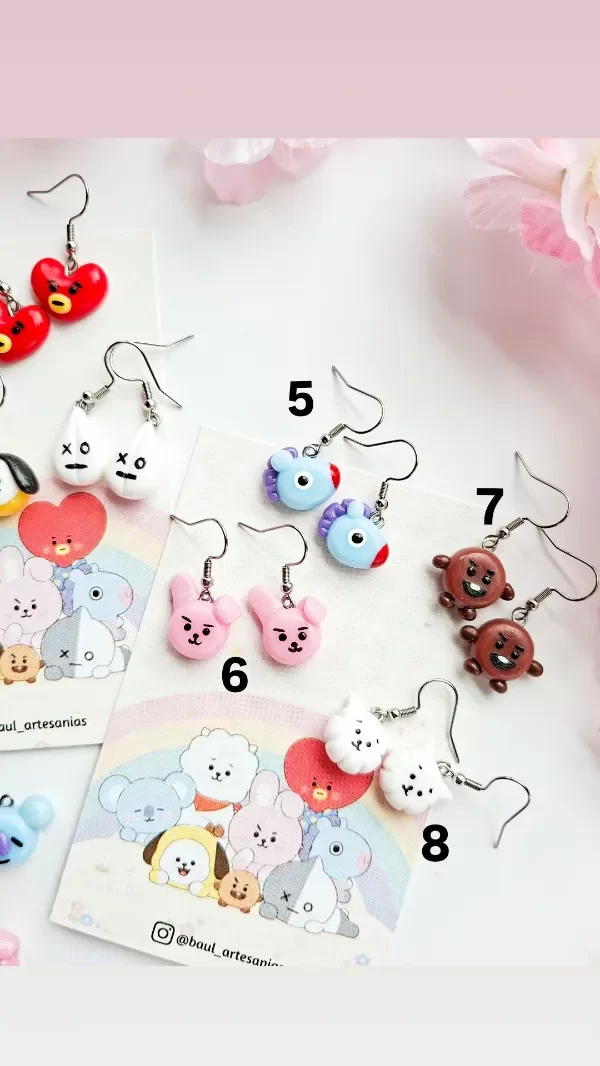 Producto - Aritos BT21 - 2