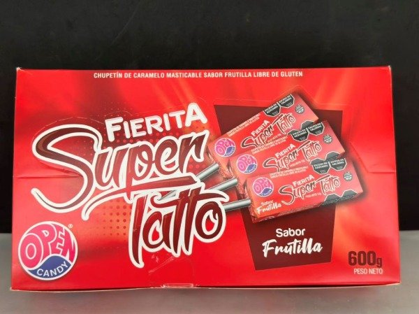 Producto - Fierita Masticable Super Tattoo Frutilla