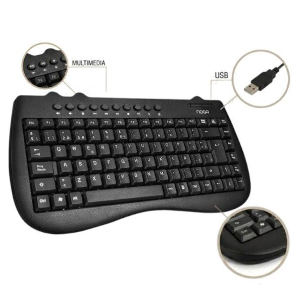 Producto - MINI TECLADO MULTIMEDIA USB (imp)