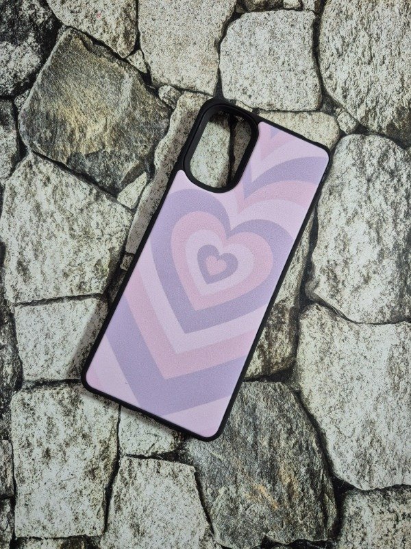 Producto - Funda rígida diseño Moto E32/G22 corazón