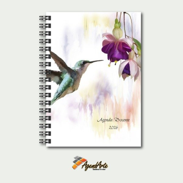 Producto - Agenda Docente 6 Cursos - Tapa dura A5 - Diseño 7