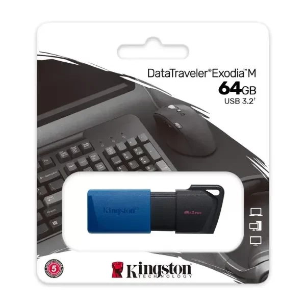 Producto - Pendrive KINGSTON DataTraveler Exodia M 64GB USB 3.2