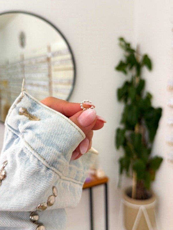 Producto - Ear cuff plata 925 pelotitas