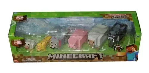 Producto - Minecraft Animales Articulados X 6 Mojang