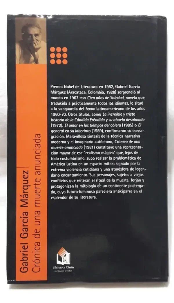 Producto - Clarin Biblioteca De La Literatura Cronica De Muerte Anunciada Marquez (usado) - 1