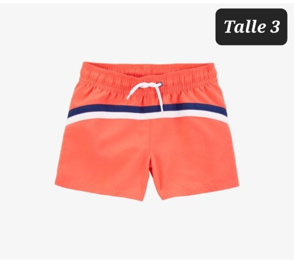 Producto - Traje de baño carters talle 3 anaranjado