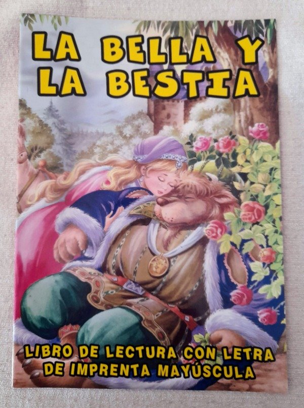 Producto - La Bella Y La Bestia - Libro De Lectura con letra de Imprenta Mayúscula