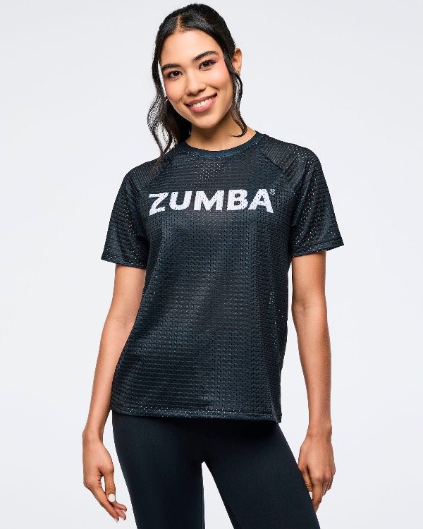 Producto - Zumba Basic Mesh Crew Neck Top - 0