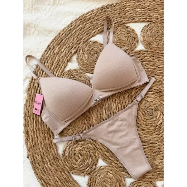 Producto - Art 5955 Sigry Conjunto de Algodón y Lycra  Corpiño triangulo - 3