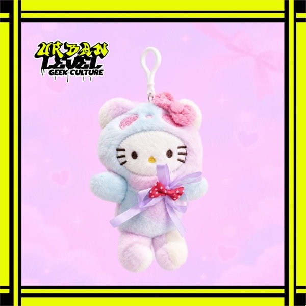Producto - Llavero Peluche Hello Kitty con Disfraz de Osito Pastel - Sanrio