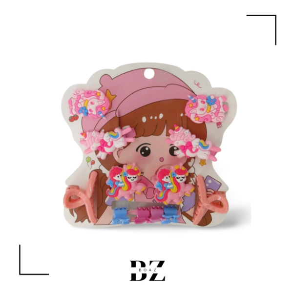 Producto - SET INFANTIL X CARD BROCHE X 6 COLITA X 2 PICO X 4 EN SET - 1863-2