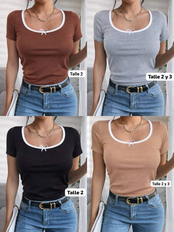 Producto - LINEA ESCORPIO Remera Moño