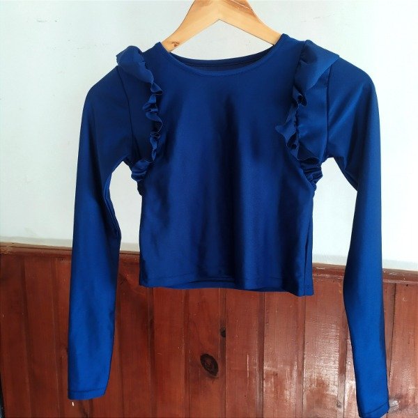 Producto - Remera lycra crop elastizada t.S