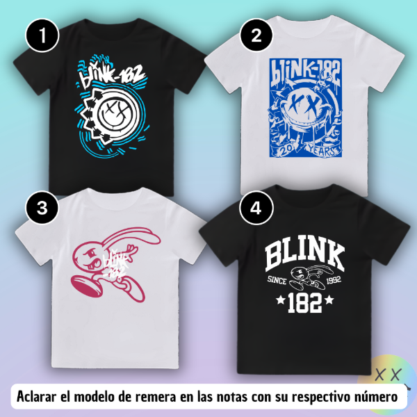 Producto - Baby Tee Blink-182 #1 (varios modelos)