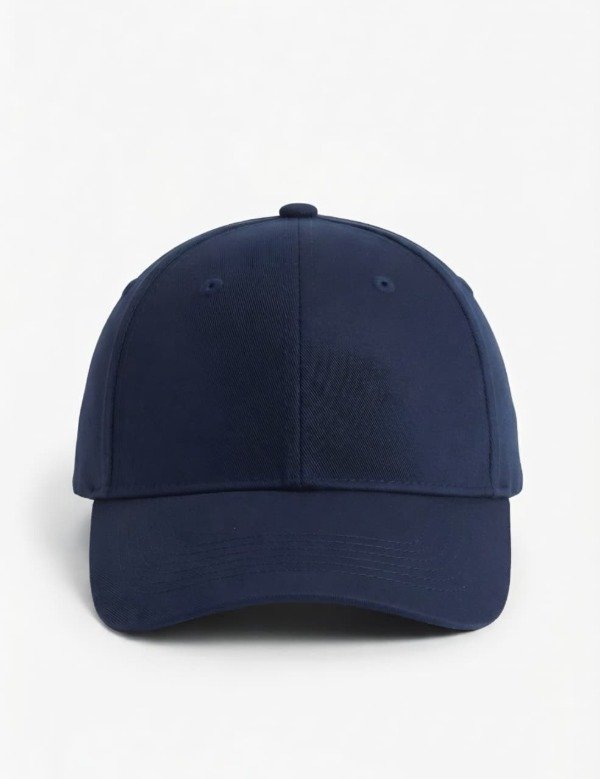 Producto - Gorra de gabardina 6 gajos azul marino infantil