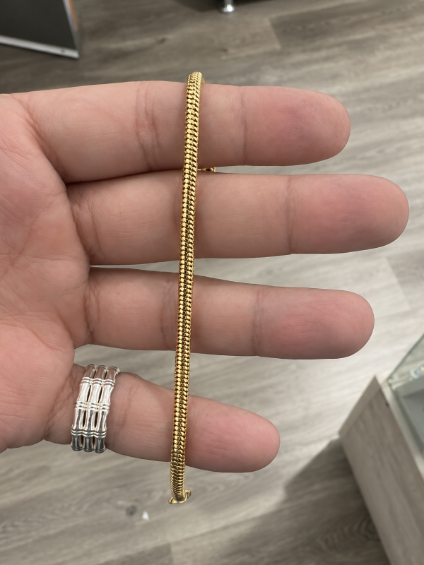 Producto - Pulsera 021 acero dorado