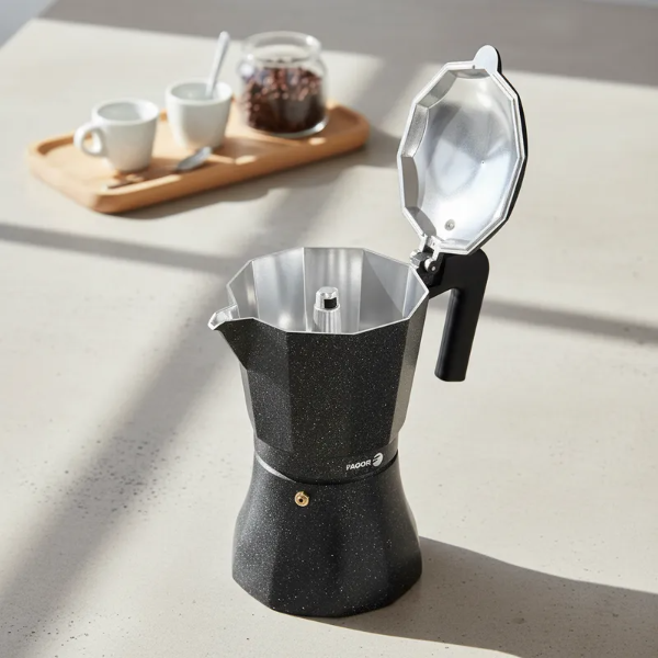 Producto - Cafetera Fagor Tiramisu 6 Tazas De Aluminio Española
