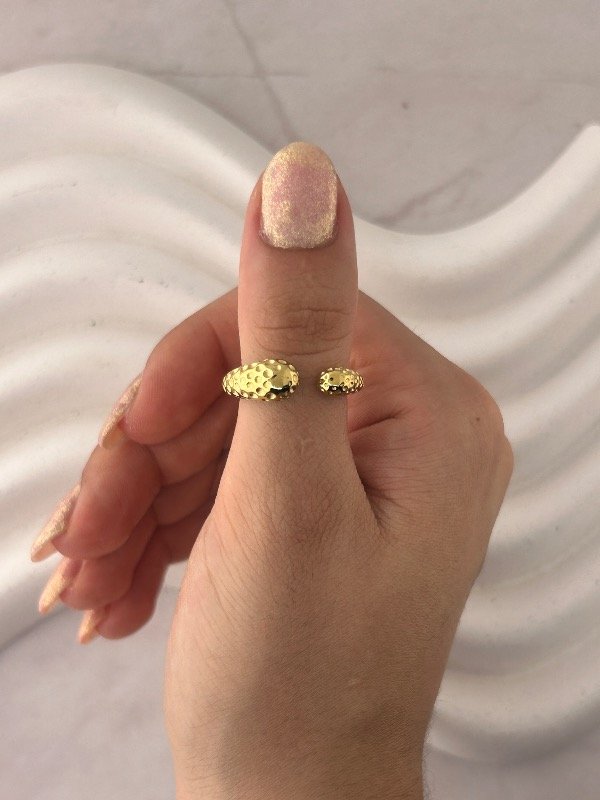 Producto - ANILLO REGULABLE DORADO 4811