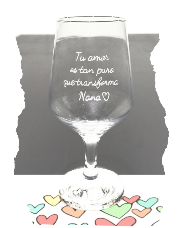 Producto - Copa de cerveza con frase