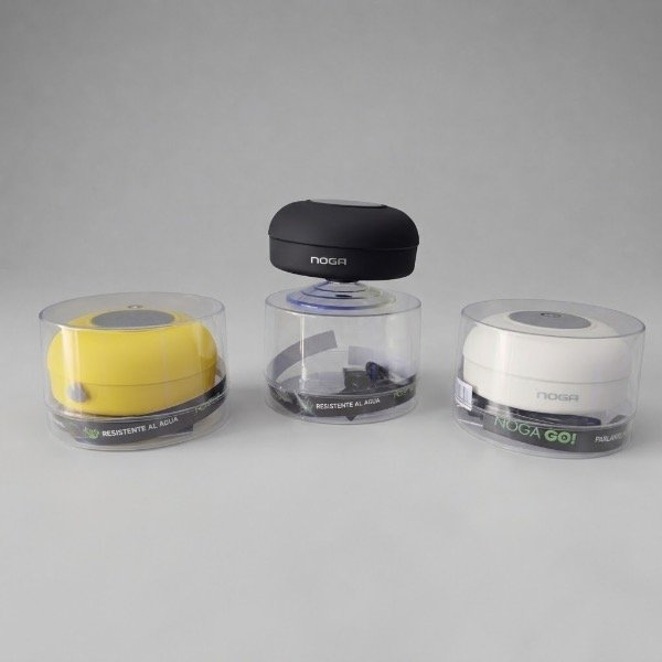 Producto - PARLANTE PORTÁTIL BLUETOOTH NOGA GO! PARA DUCHA RESISTENTE AL AGUA CON VENTOSA