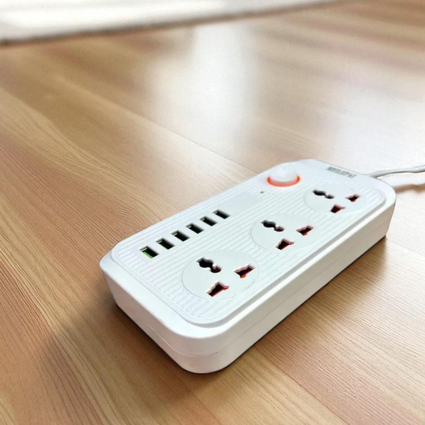 Producto - ZAPATILLA 3 TOMAS + 6 USB - CARGA RAPIDA