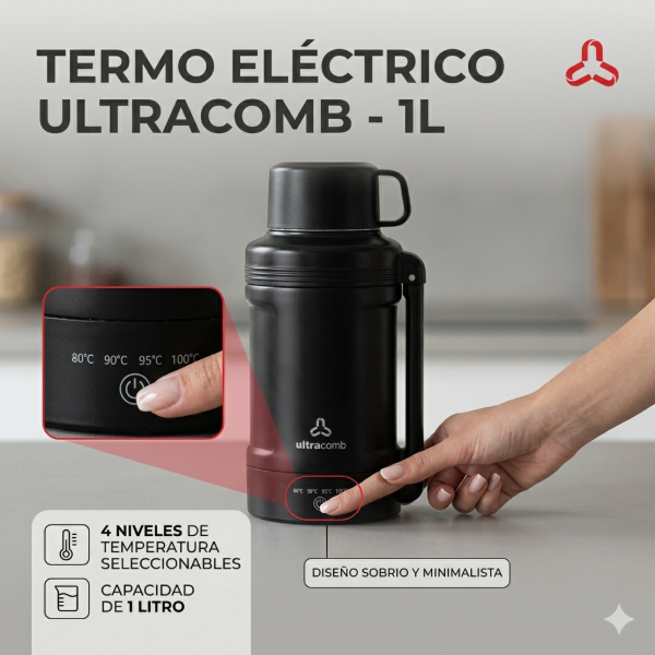 Producto - TERMO ELÉCTRICO ULTRACOMB 1L 4 NIVELES DE TEMPERATURA