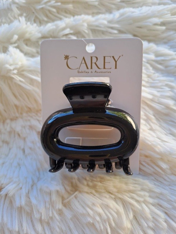 Producto - N6081 CAREY N6081 Broche Ovalado Calado Inflado mediano