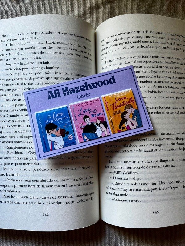 Producto - Set marcapáginas magnéticos ALI HAZELWOOD