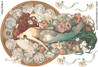 Producto - ART-NOUVEAU 1 TRANSFERMIXED A5