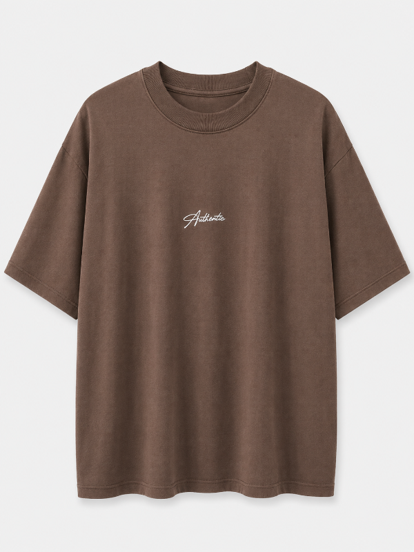 Producto - Remera Oversize Authentic Chocolate - 1