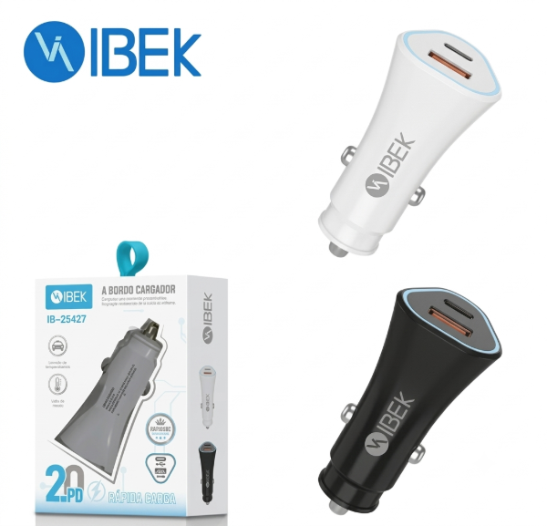 Producto - ADAPTADOR CARGADOR IBEK 20W PD+ USB - 0