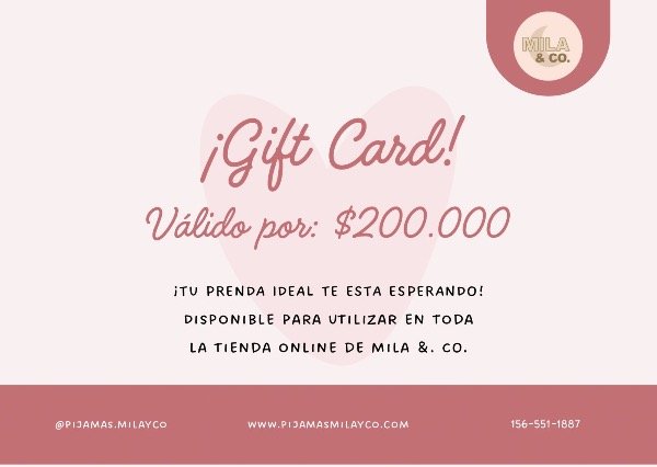 Producto - GIFT CARD