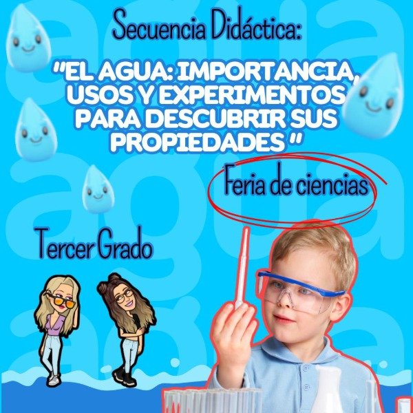 Producto - SD. EL AGUA.USOS Y EXPERIMENTOS PARA DESCUBRIR SUS  PROPIEDADES. TERCER GRADO