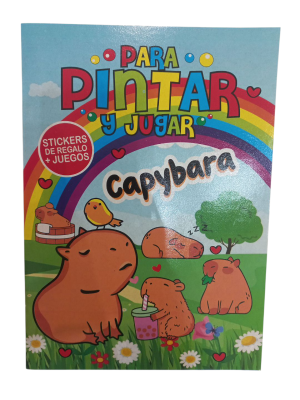 Producto - Libro Pintar CAPYBARA