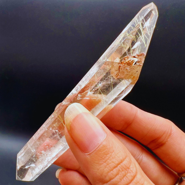 Producto - Biterminal Cuarzo Cristal Rutilado con Inclusión