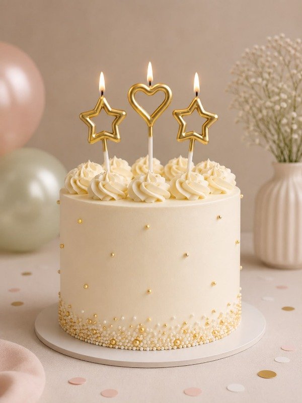 Producto - Set Velas x 3 - Dorado - 0