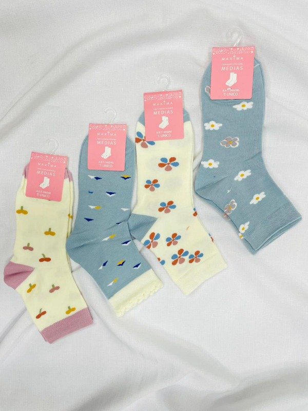 Producto - Art. M6046 - MAXIMA - Docena Medias Algodón de Mujer