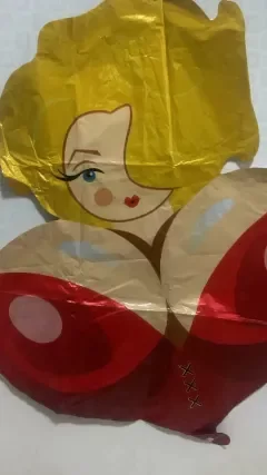 Producto - GLOBO SILUETA MUJER 75X64CM