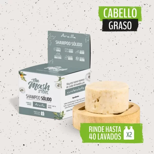 Producto - SHAMPOO SOLIDO ARCILLA X 50GR THE MASH